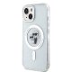 Karl Lagerfeld iPhone 15 Plus Case KC Glitter MagSafe, Transparent