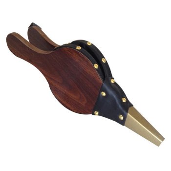 Wooden Hand Bellows for Fireplace and BBQ Grill
