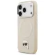 Karl Lagerfeld iPhone 17 Pro Case Karl Pin MagSafe, Beige