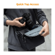 K&F Concept Camera Sling Bag 5L fotokameras soma, tumši zila