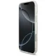 Guess IML Flowers Electro Pearl Strap MagSafe Case for iPhone 17 Pro Max, White