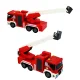 DIY Fire Engine Toy with Ladder, Lights and Sound