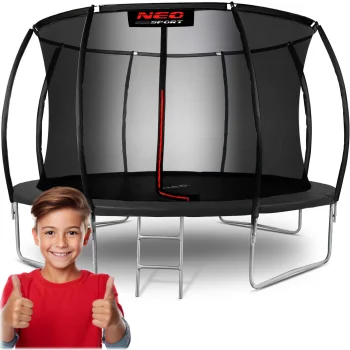 Neo-Sport NS-14C231 Garden Trampoline with Inner Net, 435 cm