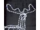 Large LED Reindeer Outdoor Decoration with Moving Head, 216 LEDs