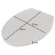 Soft-Close Quick Release Toilet Seat Ruhhy 24547