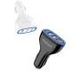 Dudao R7S Car Charger 3x USB Quick Charge 3.0 18W, White