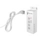 LTC WiFi Smart Power Strip with 4 Outlets and 4 USB Ports, Alexa Compatible, white