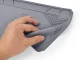 Silicone Soldering Mat with Organizer 35x25cm, Grey
