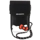Hello Kitty Leather Hiding Kitty Cord Bag, Black