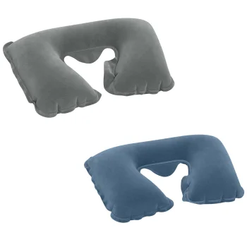 Bestway Inflatable U-Shaped Travel Pillow 37 x 24 x 10 cm, Grey