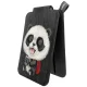 Nimmy New Big-Eye Cute Pets 2.0 Panda Magnetic Wallet with Stand, Black