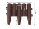 Garden Palisade Flowerbed Barrier Fence 215cm, Set of 8 Elements
