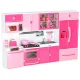 Doll Kitchen Furniture Set 4 Segments with LED and Sound, 48 cm