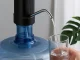 Electric Water Dispenser Pump for 5 Gallon Bottles, Rechargeable, Black