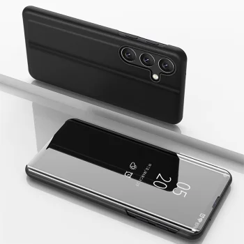 Clear View Flip Case for Samsung Galaxy A36, Black