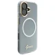 Guess IML Gradient Script Metal MagSafe Case for iPhone 17 - White