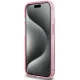 Karl Lagerfeld iPhone 15 Case Ring Stand Choupette Head MagSafe, Pink