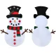 Felt snowman diy