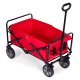 Saliekamais dārza un pludmales transporta ratiņš 100 kg, 85x47 cm, MultiGarden, sarkans