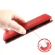 Xiaomi Redmi 9A PU Leather Retro Style Wallet Protective Cover Case, Red