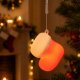 Silikona LED nakts lampiņa Ziemassvētku zeķe, USB, 3 režīmi