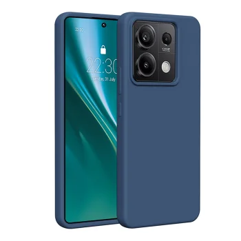 Etteri Silicone Case for Xiaomi Redmi 15C 5G, Dark Blue