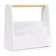 Ecotoys Montessori Kids Bookshelf, 2 Levels, White