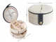 Round Jewelry Box Organizer with Mirror, 11 cm