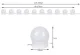 Izoxis LED Mirror / Vanity Lights, 10 pcs, USB