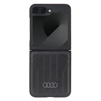 Audi Synthetic Leather MagSafe Case for Samsung Galaxy Z Flip 6 Black