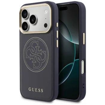 Guess Perforated 4G MagSafe Case for iPhone 17 Pro - Blue