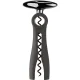 Peugeot Salma Corkscrew with Foil Cutter, 19 cm, Basalt