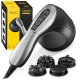 4Fizjo 1146 Body Shaping Handheld Anti-Cellulite Massager, Black/Grey