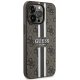 Guess iPhone 13 / 13 Pro Case 4G Printed Stripes MagSafe, Brown