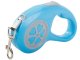 Automatic retractable dog leash with tape, 5m, up to 15kg, lightweight and strong
