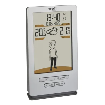 TFA WEATHER JACK Wireless Weather Station Silver
