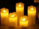 LED Candle with Moving Flame and Wax Effect, 7 cm