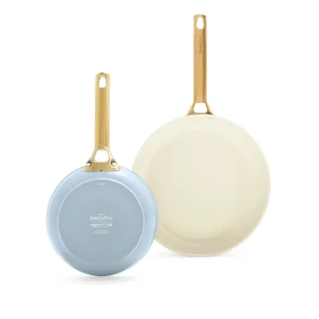 GreenPan Padova Reserve 2-Piece Frying Pan Set 20+26 cm, Light Blue