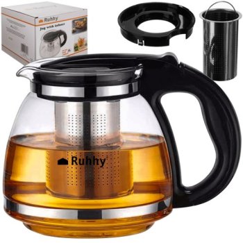 Ruhhy 22815 Jug Teapot with Infuser 2L
