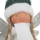 Ruhhy 22339 Sitting Christmas Fairy Figurine, 55 cm
