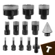 Bigstren Diamond Hole Saw Set for Stoneware and Concrete, 13 pcs.