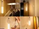 LED Wall Lamp with Motion Sensor and Magnetic Mount, Light Brown