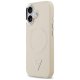Guess Triangle Logo MagSafe Phone Case Cover iPhone 17 - Beige