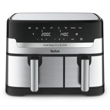 Tefal Dual Easy Fry & Grill EY905D Hot Air Fryer, 8.3 L