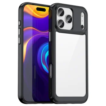 Outer Space Case for iPhone 17 Pro with MagSafe, Black Transparent