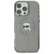 Karl Lagerfeld iPhone 16 Pro Case IML Metal Karl Head MagSafe, Black