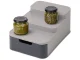 Three-Tier Kitchen Organizer with Drawer, Grey