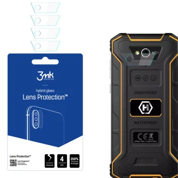 Hibridinis apsauginis stiklas kamerai 3mk Lens Protection, MyPhone Hammer Energy 2