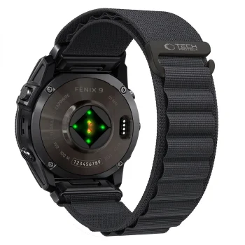 Tech-Protect Nylon Pro strap for Garmin Fenix 51 mm, black