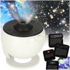 Star Projector Galaxy Night Light LED Planetarium with 12 Discs 360° Timer USB